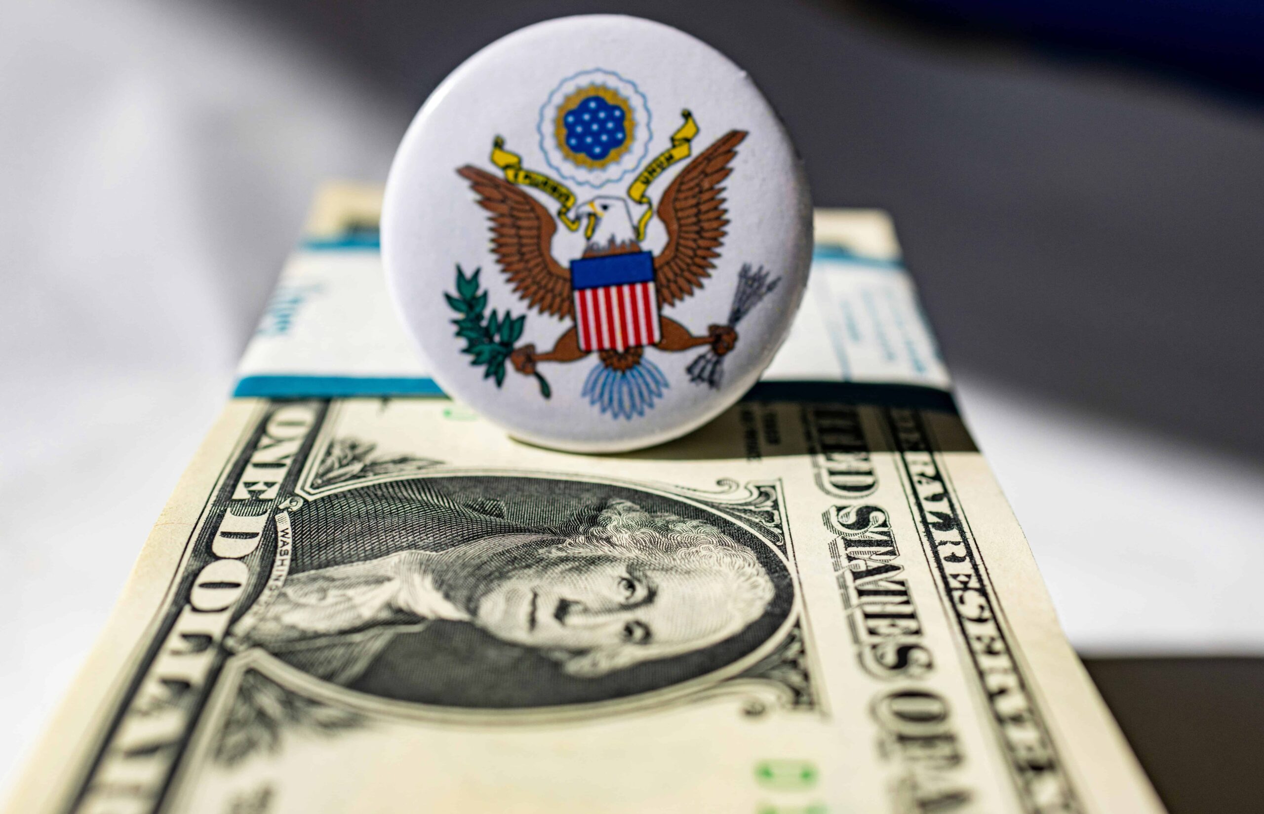 Documents and paperwork for federal tax refund